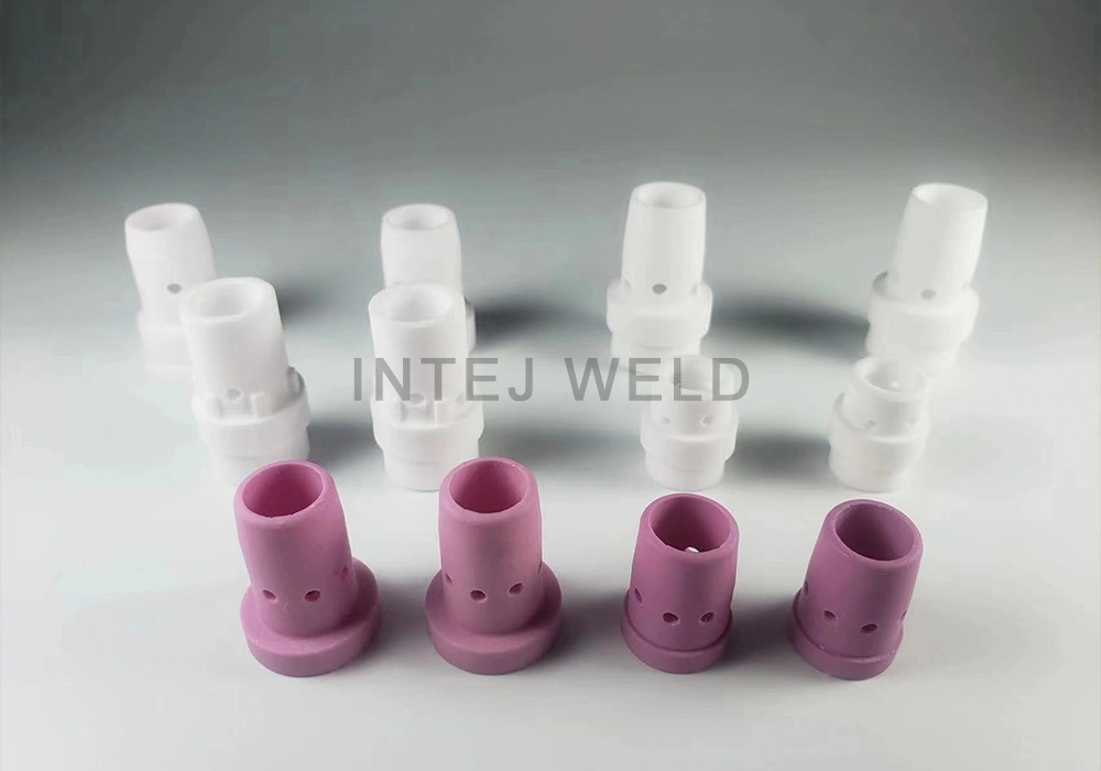 Customized Argon Welding Consumables for Wp17 Wp18 Wp26 TIG Welding Alumina Ceramic Cup/Ceramic Nozzle