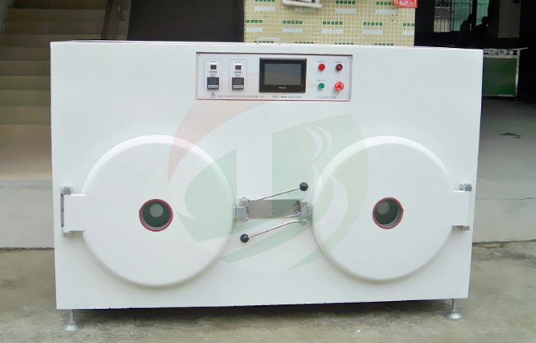 150&ordm; C Double Round Battery Electrode Roll Vacuum Oven